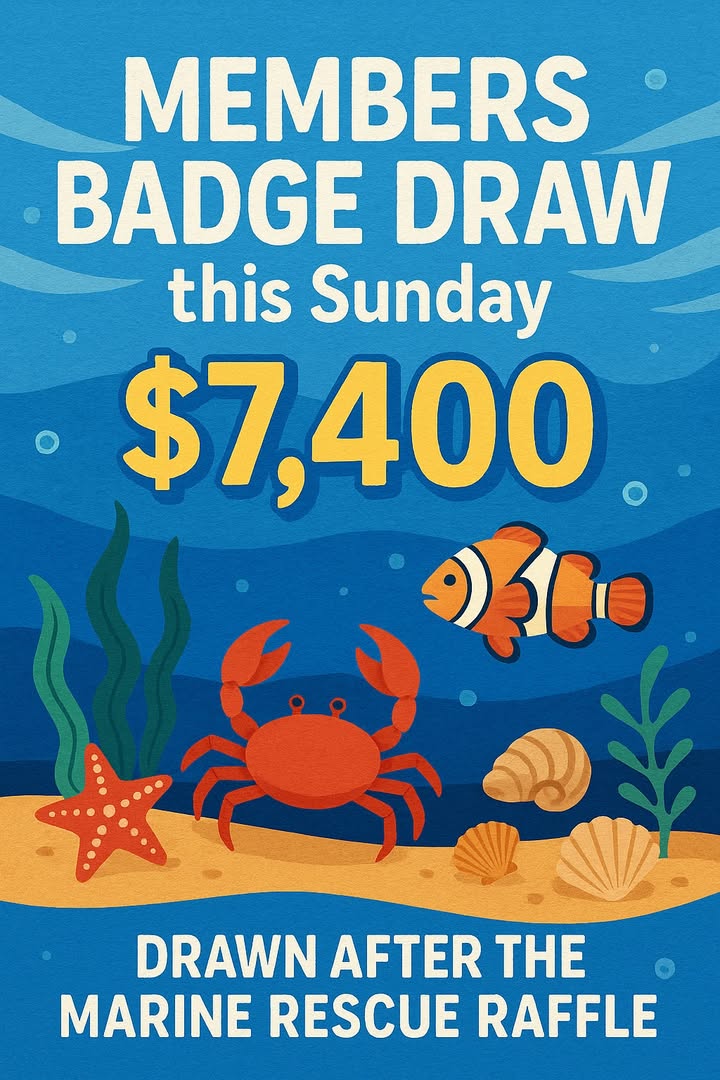 Featured image for “Sunday Funday at Club Evans: $7,400 Members Badge Draw & Live Music with JB’s Blue Breakers”