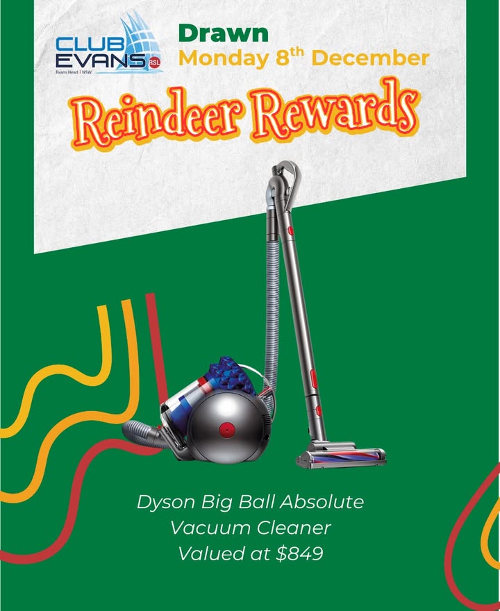 Featured image for “Christmas Giveaways: Win a Dyson Big Ball Absolute Vacuum at Club Evans”