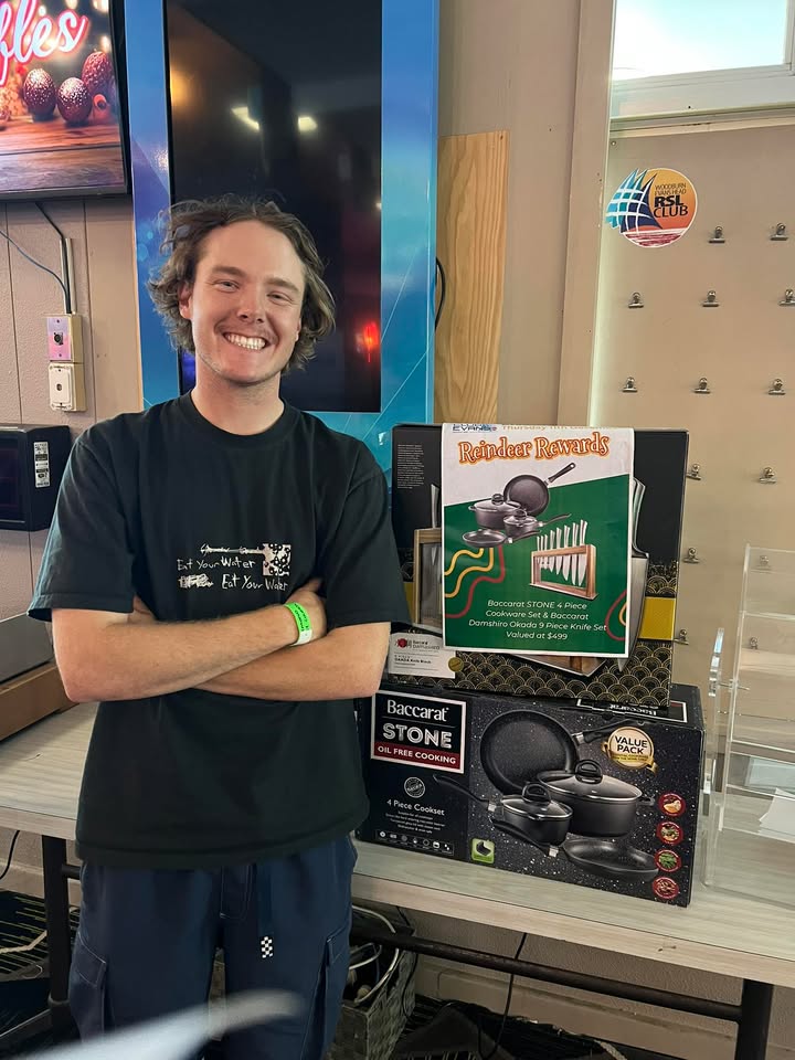 Featured image for “Baccarat Cookware & Knife Set Prize Giveaway: Reindeer Rewards Winner at Club Evans”