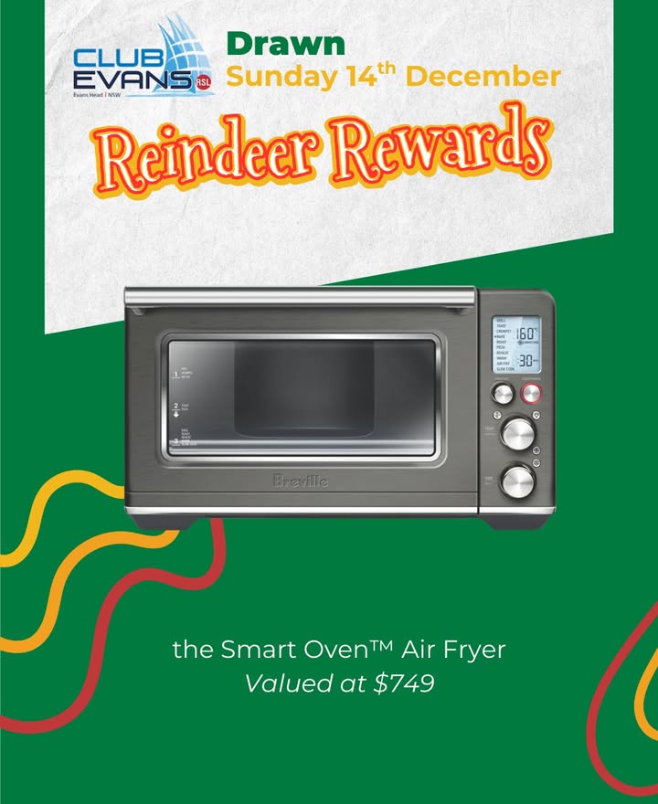 Featured image for “Reindeer Rewards: Win a $749 Smart Oven at Club Evans”