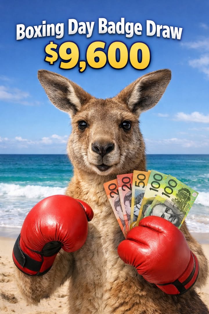 Featured image for “Members Badge Draw Boxing Day at Club Evans”