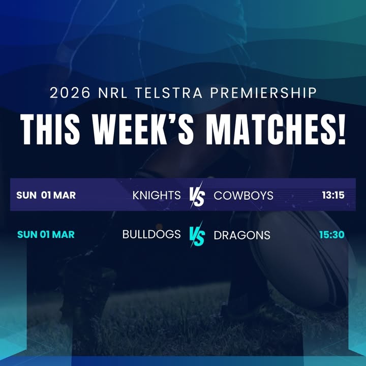 Featured image for “NRL Round 1 Live at Club Evans – Sunday 1st March”