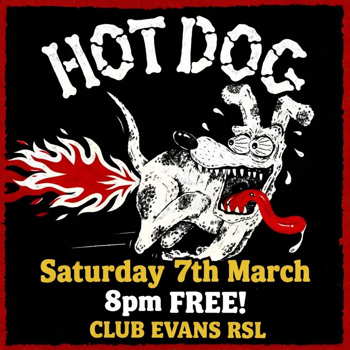 Featured image for “Hot Dog Live at Club Evans RSL”