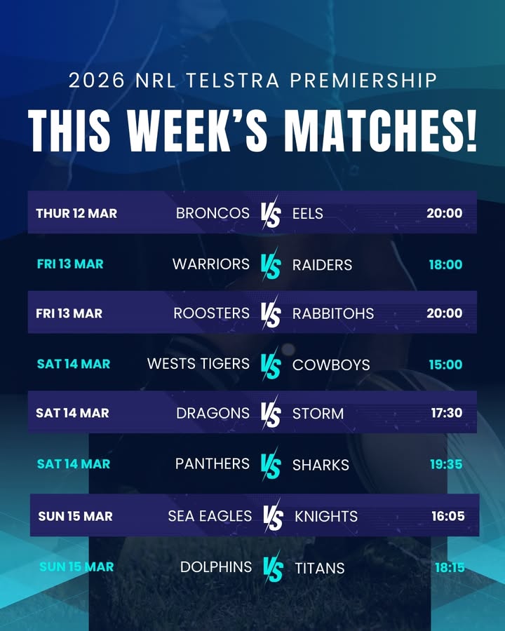Featured image for “Watch Live NRL at Club Evans This Week”