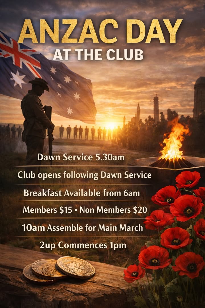 Featured image for “ANZAC Day at Club Evans RSL”