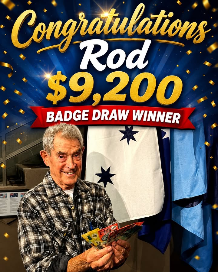Featured image for “Rod Wins $9,200 Badge Draw at Club Evans”