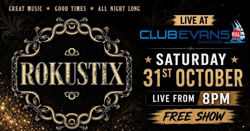 Featured image for “ROKUSTIX at Club Evans RSL!”