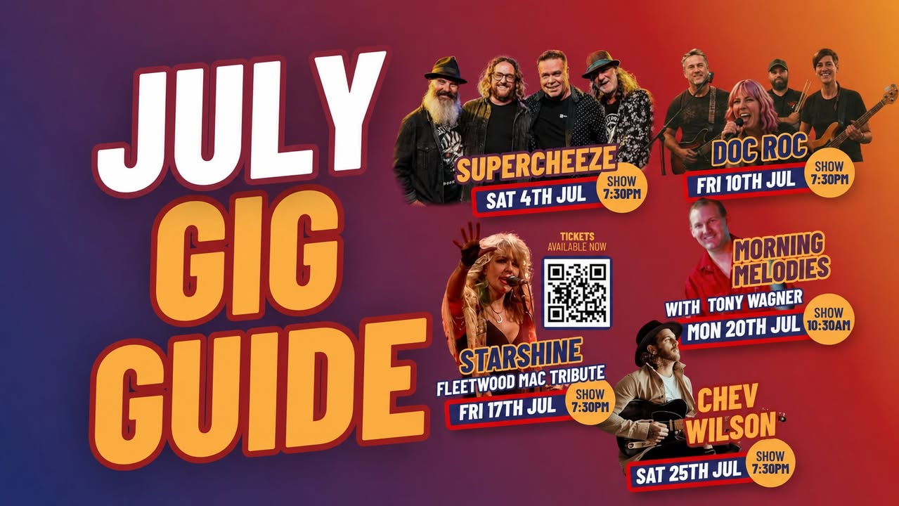 Featured image for “Live Entertainment Every Month at Club Evans This July”