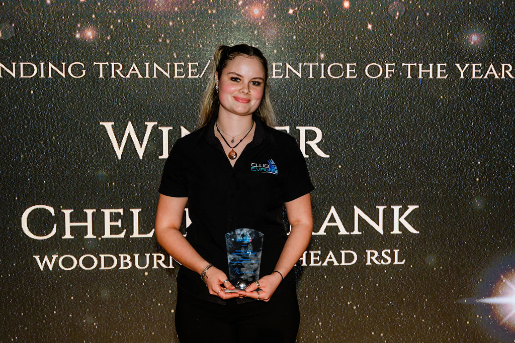 Featured image for “Outstanding Trainee/Apprentice of the Year at Club Evans RSL”