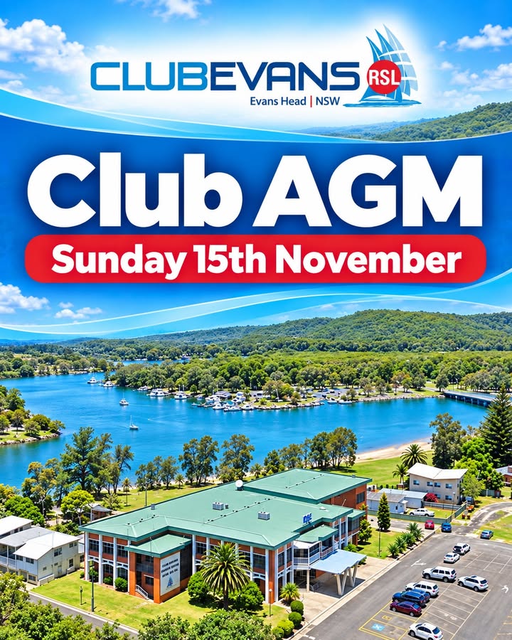 Featured image for “Club Evans RSL Annual General Meeting – 15 November”