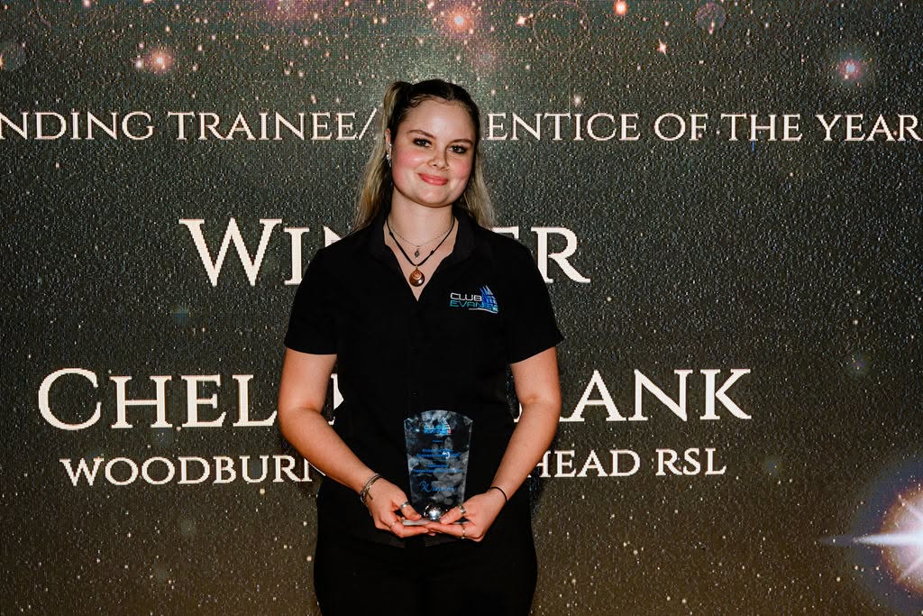 Featured image for “Chelsea Franks: Employee of the Year Finalist at Club Evans RSL”
