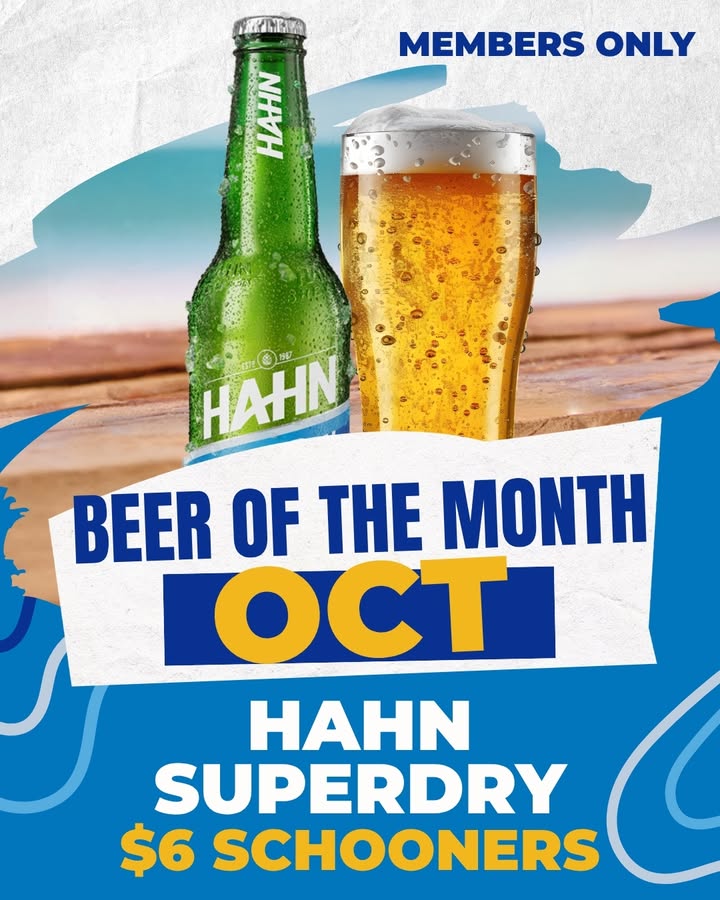 Featured image for “Hahn SuperDry Beer of the Month at Club Evans RSL”