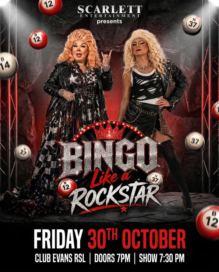 Featured image for “Bingo Like a Rockstar at Club Evans RSL – Friday 30 October”